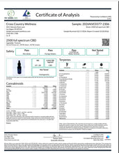 Load image into Gallery viewer, 2500mg Full Spectrum Hemp-Derived CBD Oil